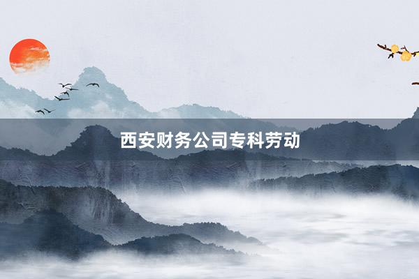 西安财务公司专科劳动